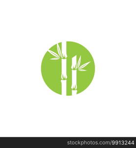 Bamboo Logo Template vector icon illustration design