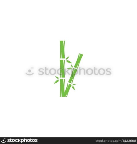 Bamboo logo vector icon illustration design