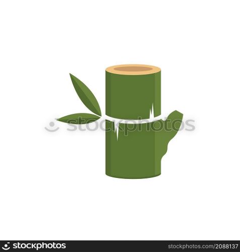 Bamboo vector icon element template design
