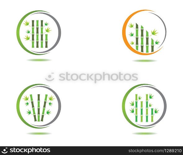 Bamboo vector icon symbol illustration design