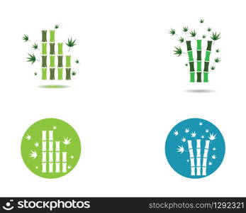 Bamboo vector icon symbol illustration design