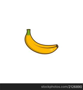 Banana fruit fresh icon vector design templates isolated on white background