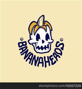 Banana Heads Logo Illustrations