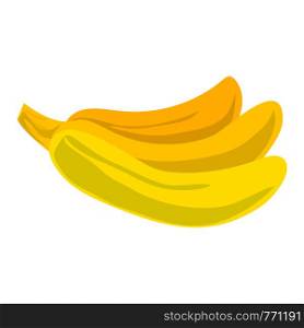 Banana icon. Cartoon of banana vector icon for web design isolated on white background. Banana icon, cartoon style