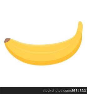 Banana icon cartoon vector. Bunch fruit. Food plant. Banana icon cartoon vector. Bunch fruit