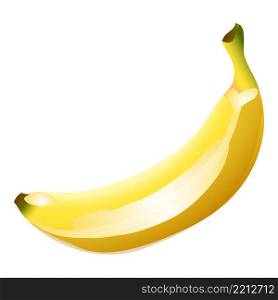 Banana icon cartoon vector. Yummy fruit. Natural vitamin. Banana icon cartoon vector. Yummy fruit