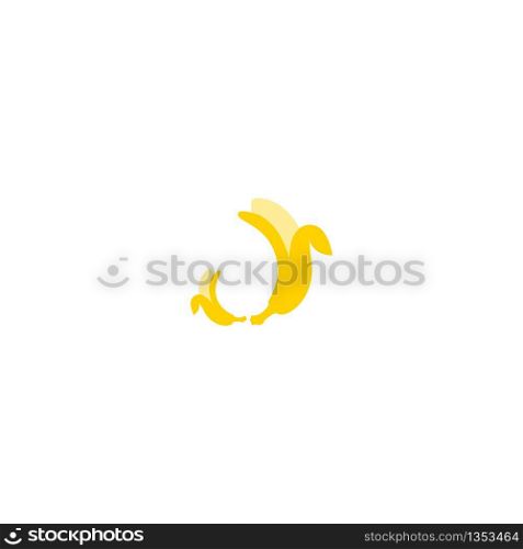 Banana icon logo illustration design