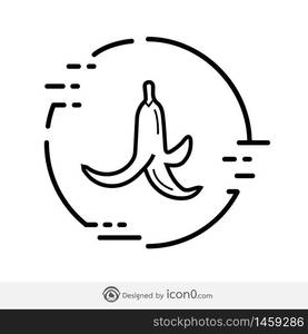 Banana icon symbol sign