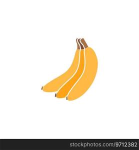 Banana Icon Vector. Flat color symbol. Banana Icon Vector