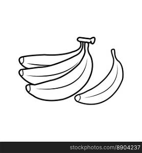 banana icon vector illustration symbol design