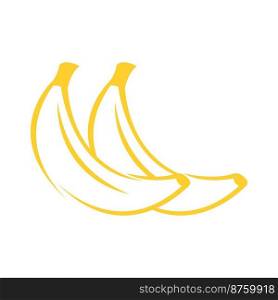 Banana logo icon design illustration