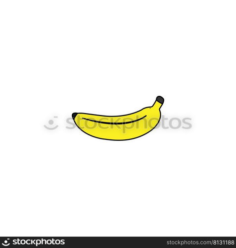 Banana logo stock vector template