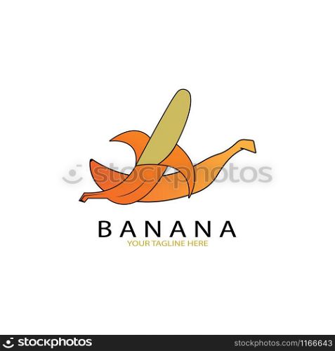 Banana logo vector