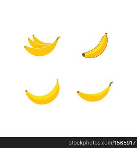 Banana logo vector icon template illustration