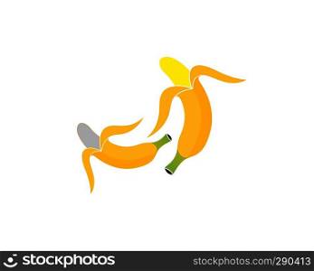 Banana logo vector illustration design