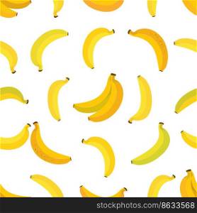 Banana pattern, cute doodle texture. Funky wallpaper, fun geometric fruits, bright pop paper. Various yellow whole plants, simple tropical vegetarian seamless background, vector cartoon illustration. Banana pattern, cute doodle texture. Funky wallpaper, fun geometric fruits, bright pop paper. Various yellow whole plants, simple tropical vegetarian seamless background, vector illustration