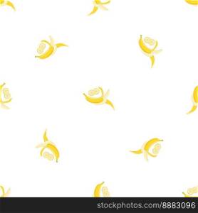 Banana pattern seamless background texture repeat wallpaper geometric vector. Banana pattern seamless vector