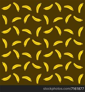 Banana wallpaper, illustration, vector on white background.