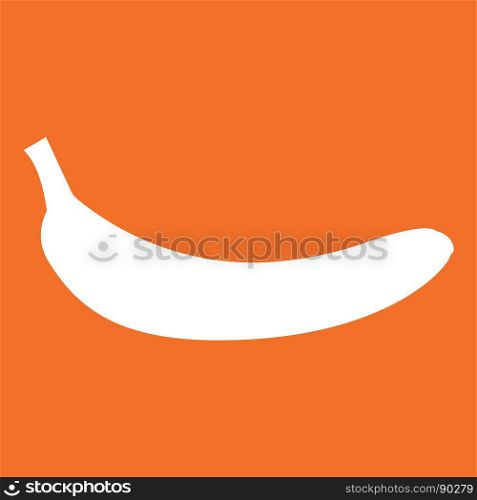Banana white color icon .. Banana it is white color icon .