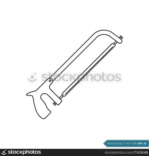 Band Saw Icon Vector Template Illustration Design