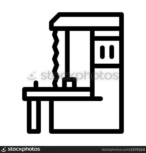 band saws line icon vector. band saws sign. isolated contour symbol black illustration. band saws line icon vector illustration