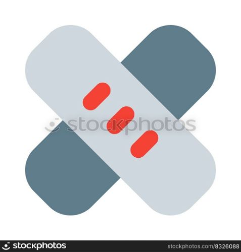 Bandage for minor injuries isolated on a white background