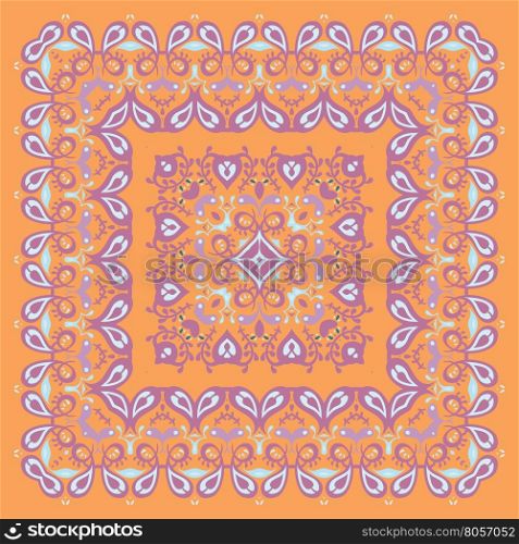 Bandana Pattern. Colorful Vector Illustration.