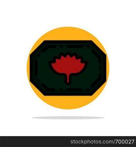 Bangladesh Label, Bangladesh Monogram, Bangla Abstract Circle Background Flat color Icon