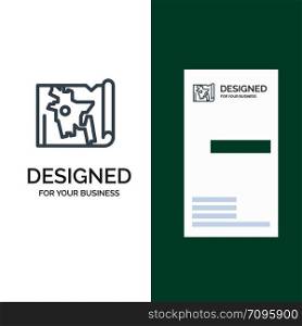 Bangladesh, Map, World, Bangla Grey Logo Design and Business Card Template