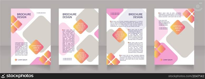 Bank account perks and benefits blank brochure layout design. Vertical poster template set with empty copy space for text. Premade corporate reports collection. Editable flyer paper pages. Bank account perks and benefits blank brochure layout design