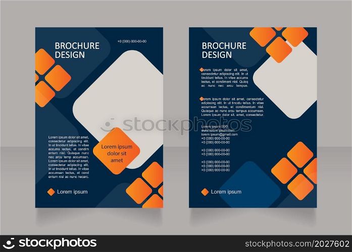 Bank affiliate contact information blank brochure layout design. Vertical poster template set with empty copy space for text. Premade corporate reports collection. Editable flyer paper pages. Bank affiliate contact information blank brochure layout design
