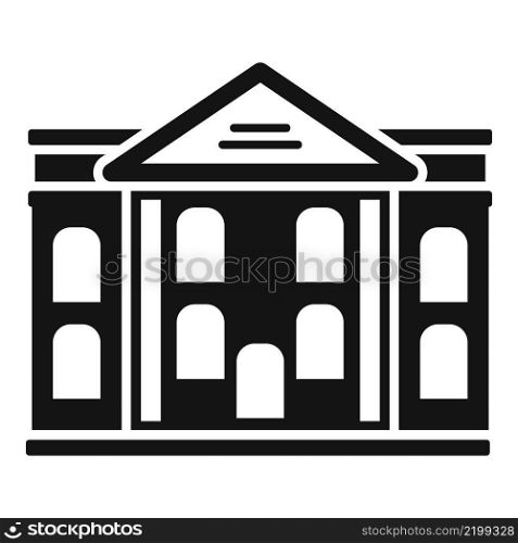 Bank building icon simple vector. Finance payment. People service. Bank building icon simple vector. Finance payment