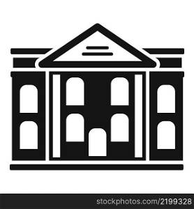 Bank building icon simple vector. Finance payment. People service. Bank building icon simple vector. Finance payment