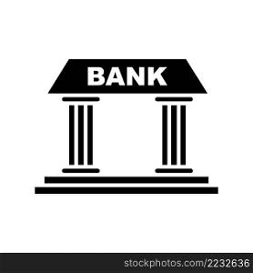 Bank building icon vector sign and symbols