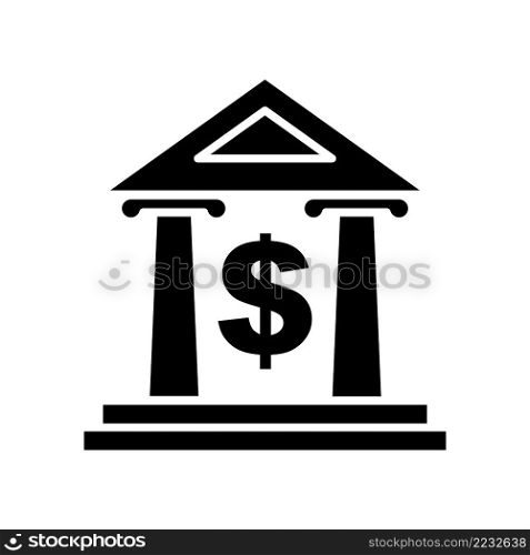 Bank building icon vector sign and symbols