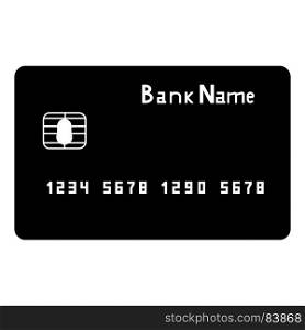 Bank cit card icon .