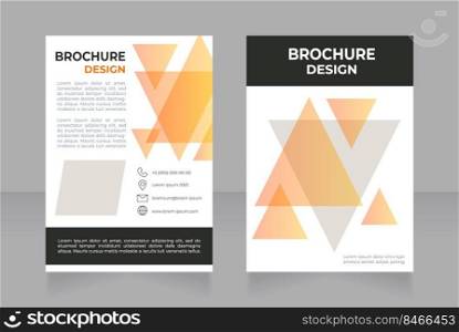 Bank deposit advantages blank brochure design. Banking and finance. Template set with copy space for text. Premade corporate reports collection. Editable 2 paper pages. Montserrat font used. Bank deposit advantages blank brochure design
