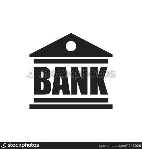 Bank icon, great design for any purposes. Isolated vector sign symbol.. Bank icon, great design for any purposes. Isolated vector symbol.