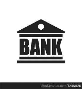 Bank icon, great design for any purposes. Isolated vector sign symbol.. Bank icon, great design for any purposes. Isolated vector symbol.