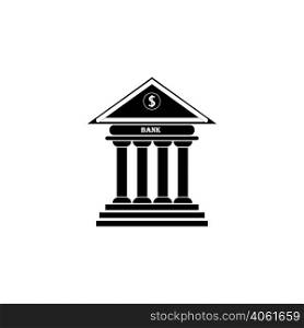 bank icon logo vector design template