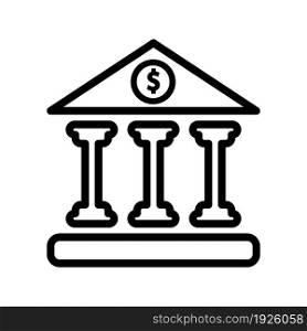 Bank Icon Vector Design Illustration