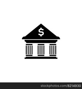 bank icon vector illustration logo design