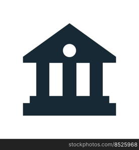 Bank Icon Vector Logo Template
