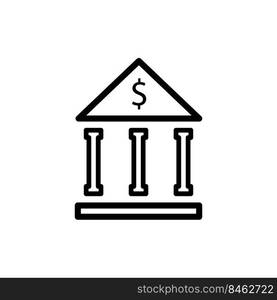 Bank icon vector sign and symbol