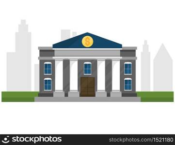 bank illustration for topic ,presentation, book.