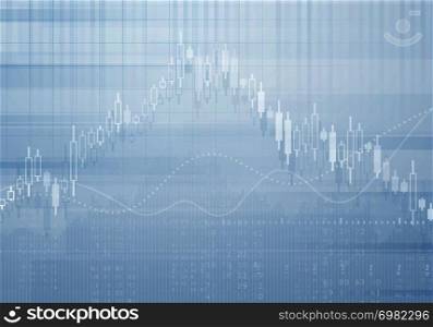Banking business graph vector background. Investment and economy concept with financial chart. Financial graph and business chart stock illustration. Banking business graph vector background. Investment and economy concept with financial chart