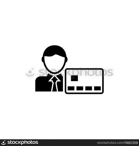 Banking, Financial Success, Online Shopping, E-commerce and Money concept. Flat Vector Icon. Simple black symbol on white background. Banking, Financial Success, Online Shopping, E-commerce and Money concept Flat Vector Icon