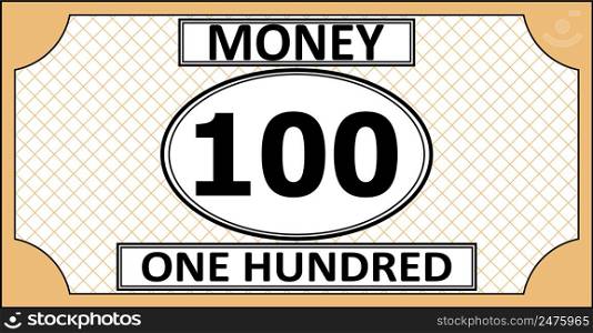 Banknotes 100 playing Board games play money bill monopoly house