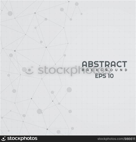 Banner abstract minimal style modern grid design white clean with space for your text. vector illustration