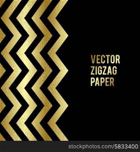 Banner design. Abstract template background with gold zigzag shapes. . Abstract template background with gold zigzag shapes. Vector illustration EPS10